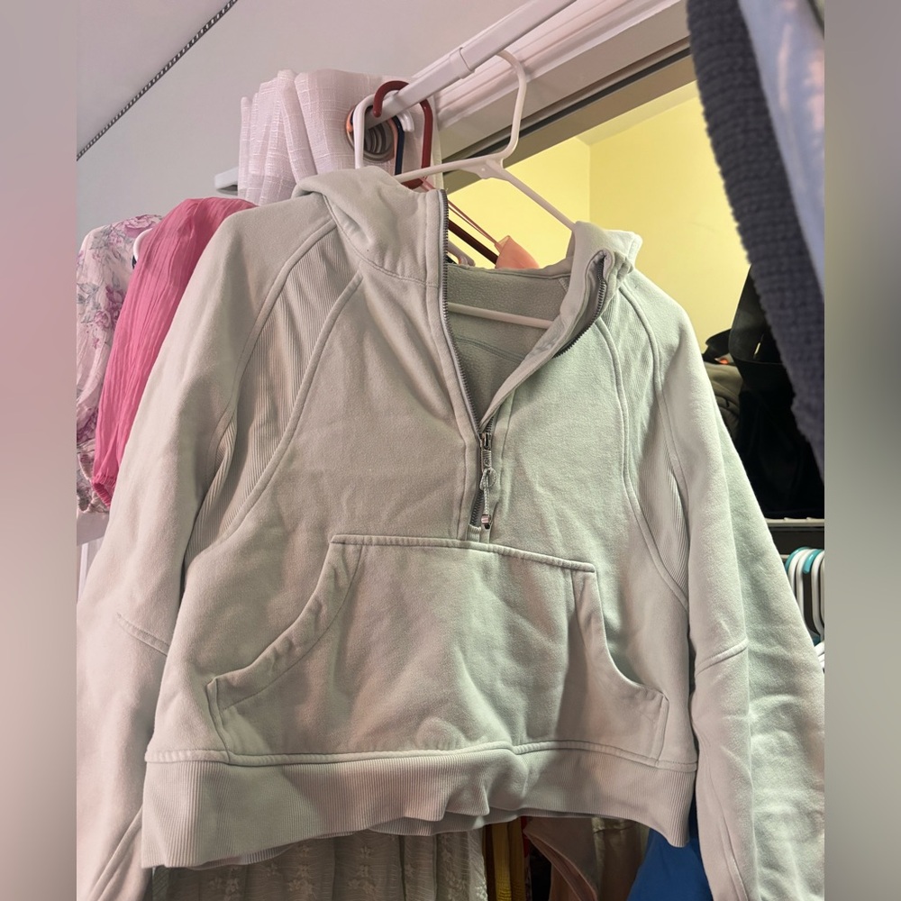 Lululemon scuba Light teal / green  Hoodie scuba